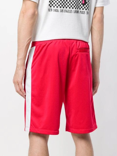 Shop Au Jour Le Jour Nemo Patch Shorts In Red