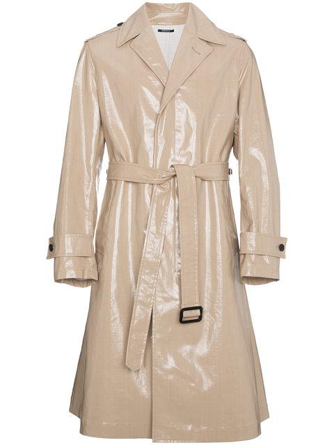 calvin klein brown coat