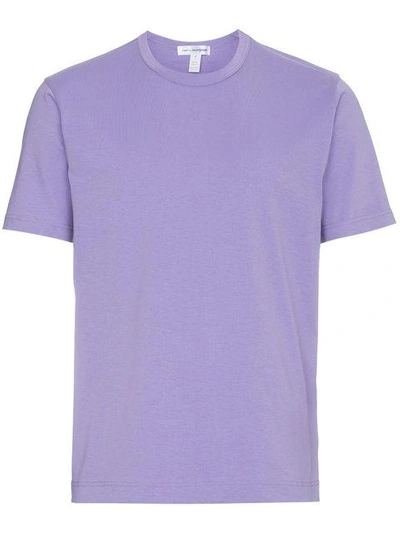Shop Comme Des Garçons Shirt Rear Logo Print Cotton T Shirt