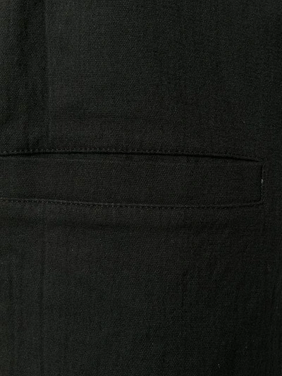 Shop 10sei0otto Oversized Dropped Crotch Shorts In Black