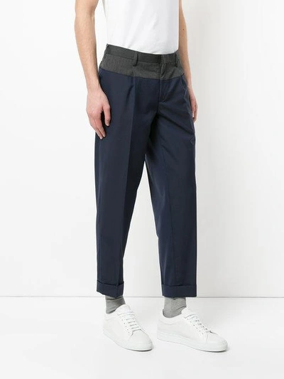 Shop Kolor Contrast Detail Trousers
