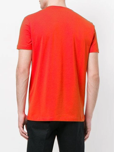 Shop Dirk Bikkembergs Logo Patch T-shirt - Red