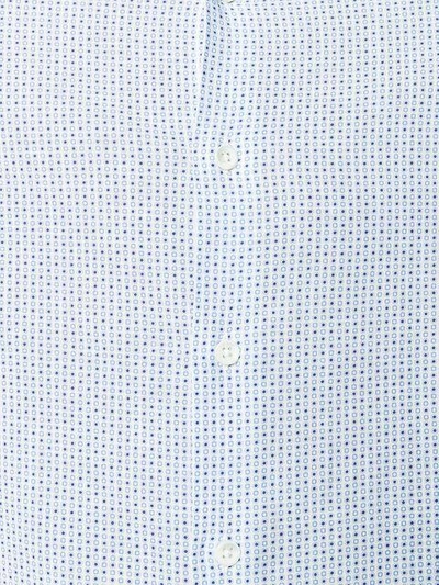 dotted cotton blend shirt