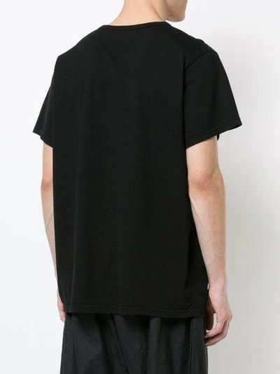 Shop Yohji Yamamoto 'nirvana' T-shirt - Schwarz In Black