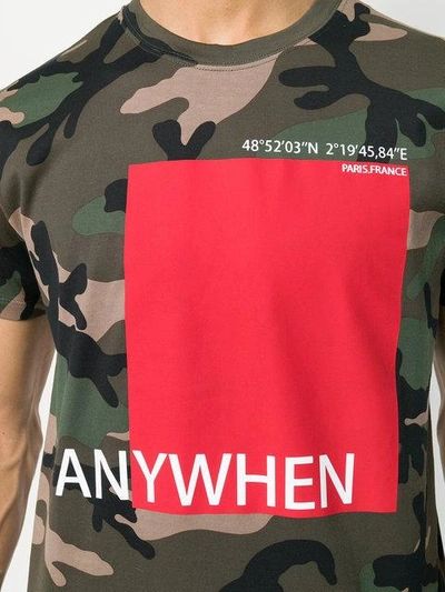 Shop Valentino Anywhen Printed T-shirt In Green