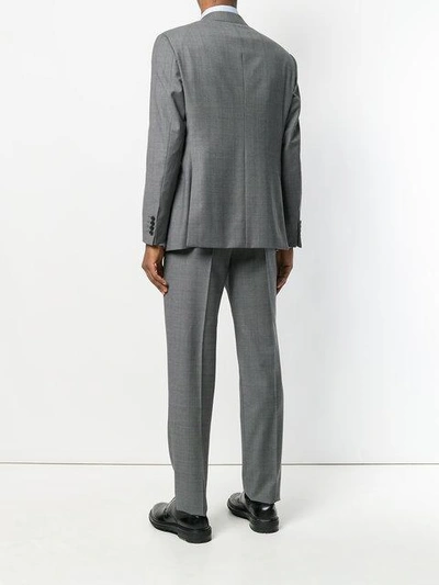 Shop Giorgio Armani Formal Slim-fit Suit - Grey