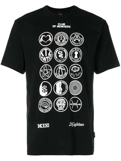 Shop Ktz Club Of Nowhere T In Black