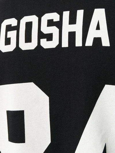 Shop Les Artists 'gosha 84' Back Printed T-shirt In Black