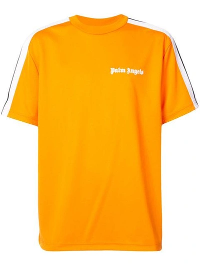 Shop Palm Angels Logo Track T-shirt