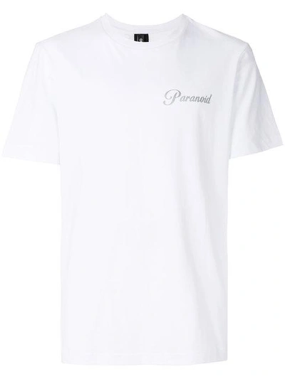 Shop Omc Paranoid Print T-shirt In White