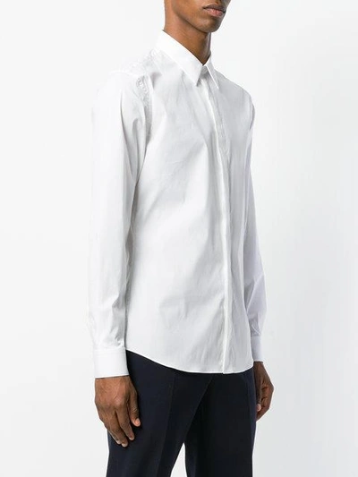 Shop Givenchy Slim Dress Shirt In White