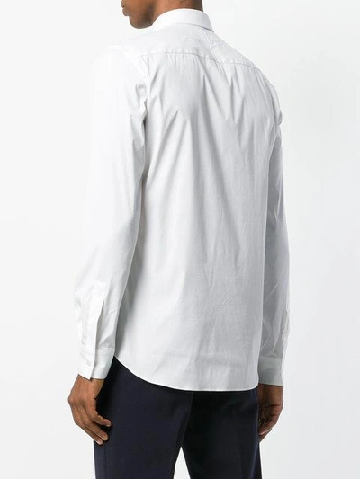 Shop Givenchy Slim Dress Shirt In White