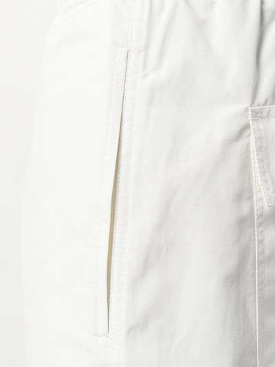 Shop Rick Owens Drkshdw Drawstring Shorts - White