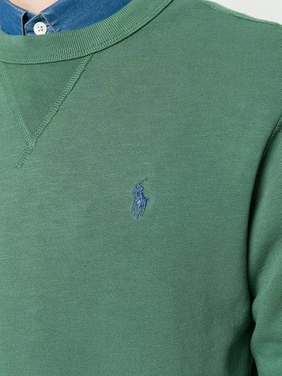 logo embroidery sweatshirt