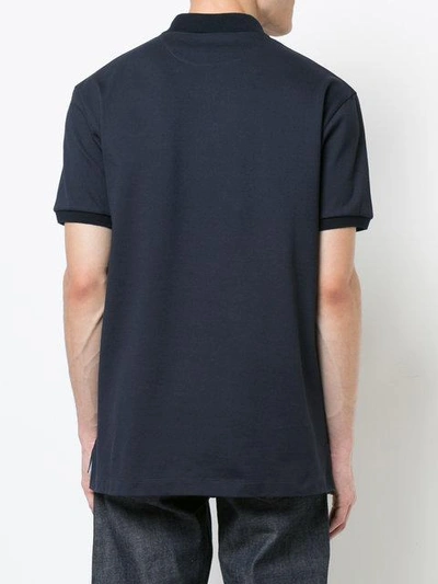 Shop Calvin Klein 205w39nyc Contrast Pocket Shirt - Blue