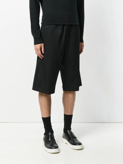 Shop Oamc Loose Fit Shorts In Black