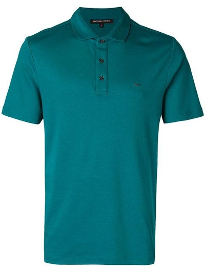 Shop Michael Michael Kors Logo-embroidered Polo Shirt