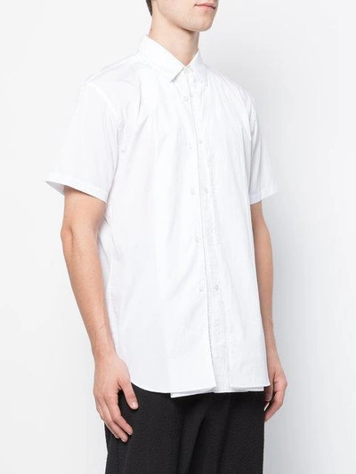 Shop Comme Des Garçons Shirt Oversized Front Panel Insert Shirt In White
