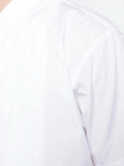 Shop Comme Des Garçons Shirt Oversized Front Panel Insert Shirt In White
