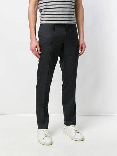 Incotex Slim Fit Tailored Trousers In Grey