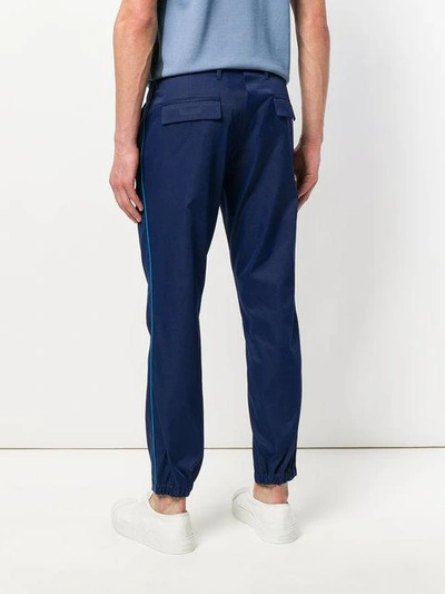 Shop Prada Contrast Trim Trousers