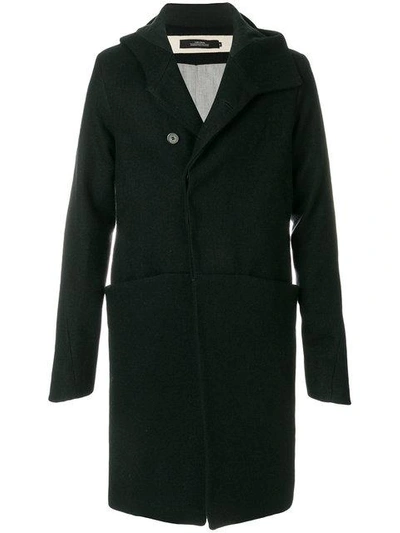 Shop A New Cross Long Hood Coat In Black