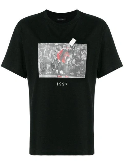 Shop Throw Back Throwback. Jordan Patch T-shirt - Black
