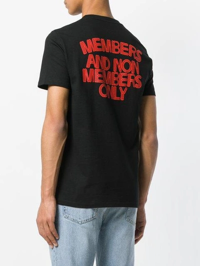 Shop Stella Mccartney Members Only T-shirt - Black