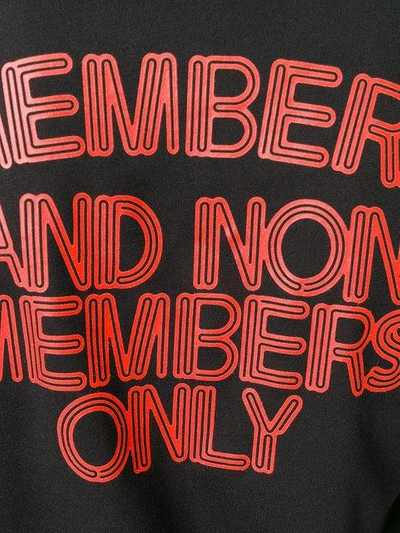 Shop Stella Mccartney Members Only T-shirt - Black