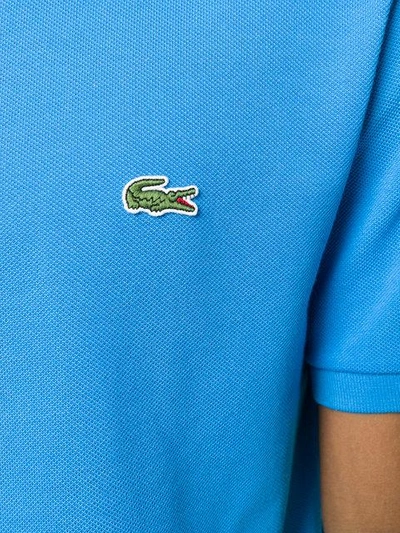 Shop Lacoste Logo Polo Shirt - Blue