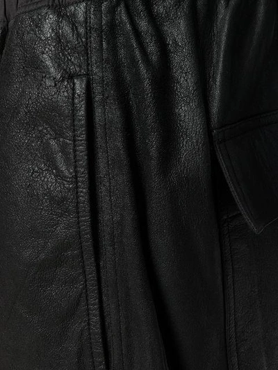 Shop Rick Owens Drop-crotch Shorts - Black