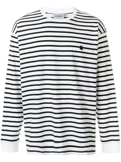 Shop Carhartt Lightweight Striped Sweatshirt