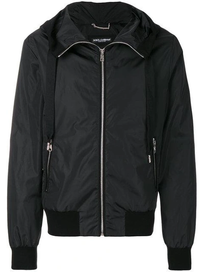 Shop Dolce & Gabbana Casual Zipped Jacket In Black