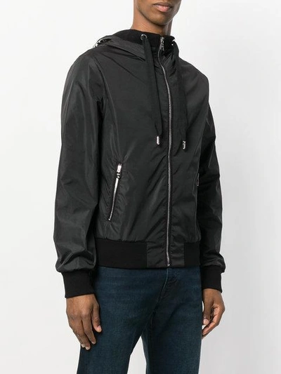 Shop Dolce & Gabbana Casual Zipped Jacket In Black