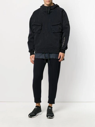 Stone Island Shadow Project Garment Dyed Dual Jersey Smock Jacket | ModeSens