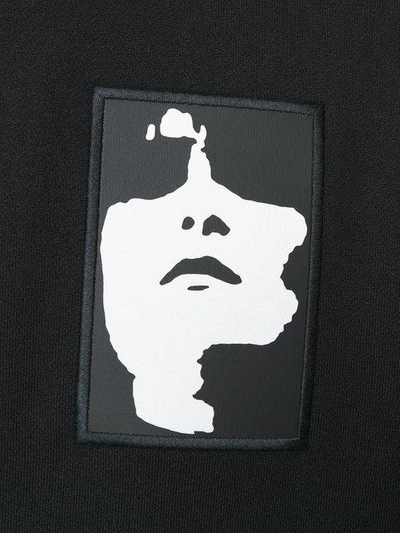 Shop Neil Barrett Siouxsie Patch Sweatshirt - Black