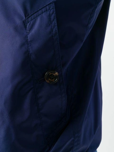 Shop Sealup Zipped Bomber Jacket In Blue