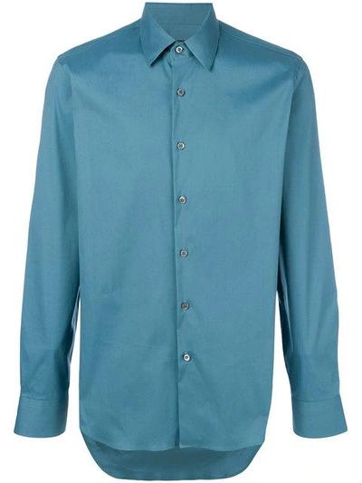 Shop Prada Classic Collared Shirt