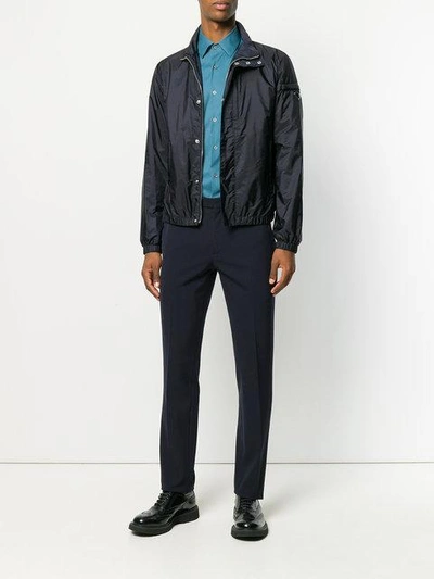 Shop Prada Classic Collared Shirt