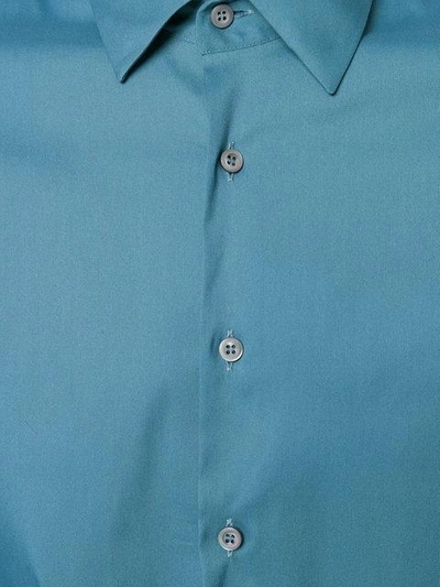 Shop Prada Classic Collared Shirt
