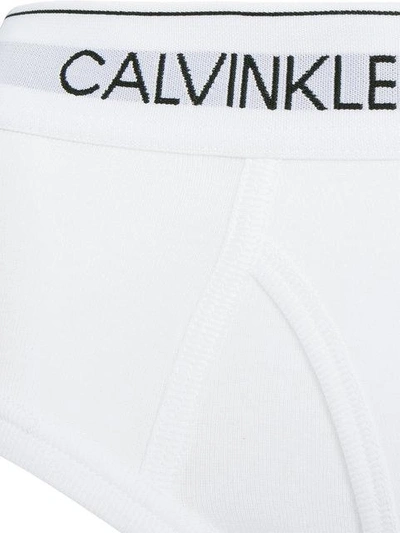 Shop Calvin Klein 205w39nyc Logo Briefs In 100