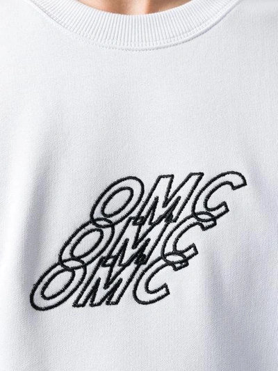 Shop Omc Logo-print Sweatshirt In White