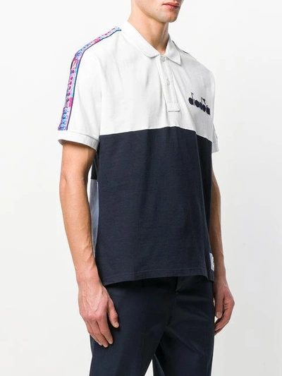 Shop Diadora Colour-block Polo Top