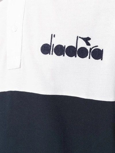 Shop Diadora Colour-block Polo Top