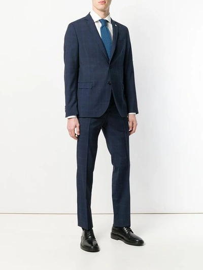 Shop Manuel Ritz Classic Formal Suit - Blue