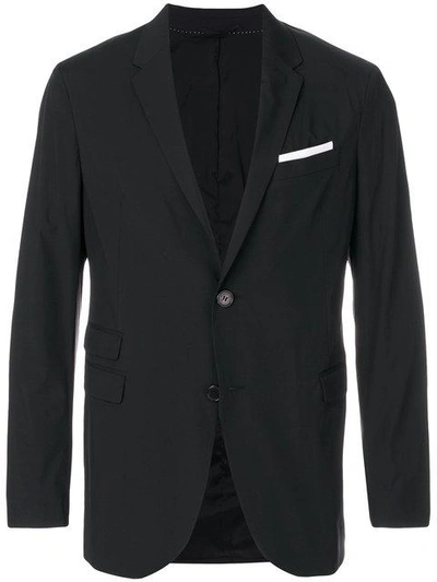 Shop Neil Barrett Classic Blazer In Black