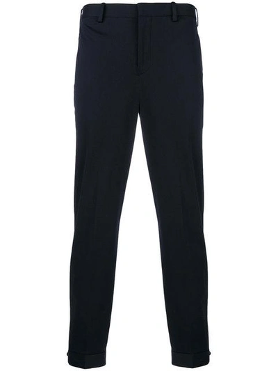 Shop Neil Barrett Cropped Tailored Trousers