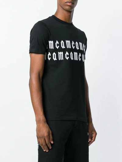 Shop Mcq By Alexander Mcqueen Mcq Alexander Mcqueen Scrolling Logo T-shirt - Black
