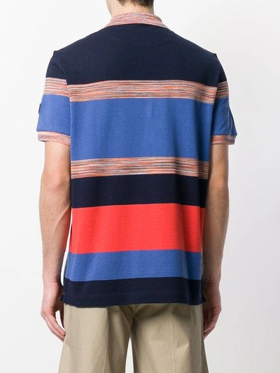 striped polo shirt