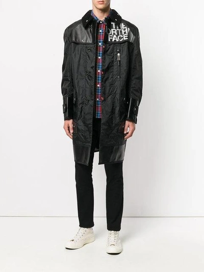 Shop Junya Watanabe Man  Comme Des Garçons X The North Face Coat - Black